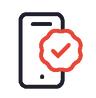 verified mobile icon